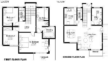 First & Ground Floor plan