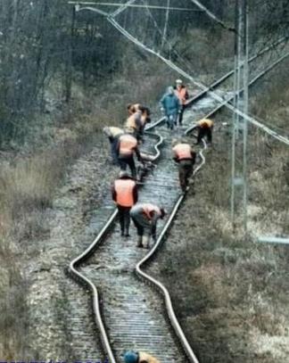 Image of funny railway construction mistakes